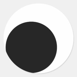 Sticker Rond Yeux écarquillés (frontière)