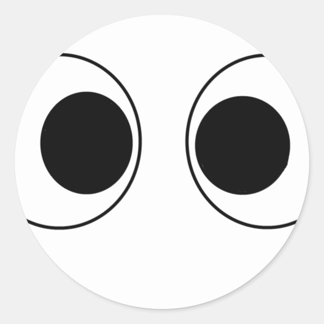 Sticker Rond Yeux géants (Devant)