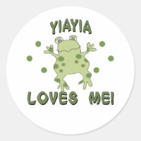 YiaYia m'aime grenouille