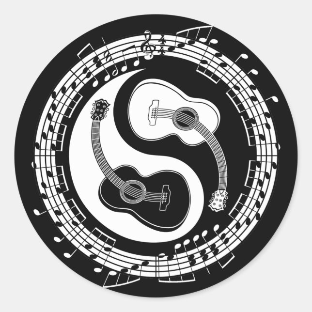 Sticker Rond Yin Guit (Devant)