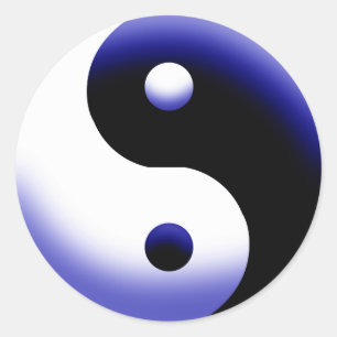 Sticker Rond Yin Yang