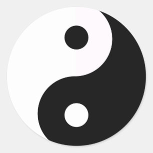 Sticker Rond Yin Yang