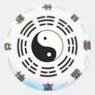 Sticker Rond Yin Yang Spirit