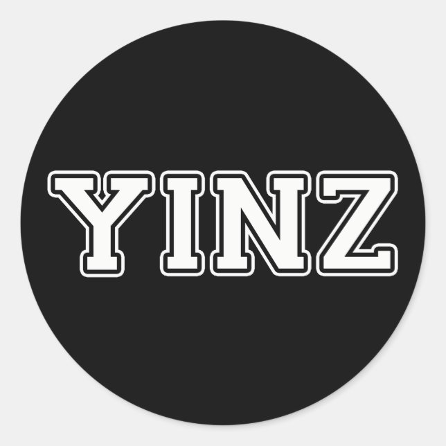 Sticker Rond Yinz (Devant)