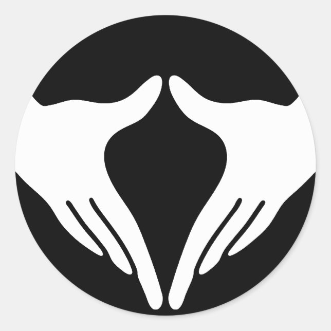 Sticker Rond Yoga Yoni Mudra (Devant)