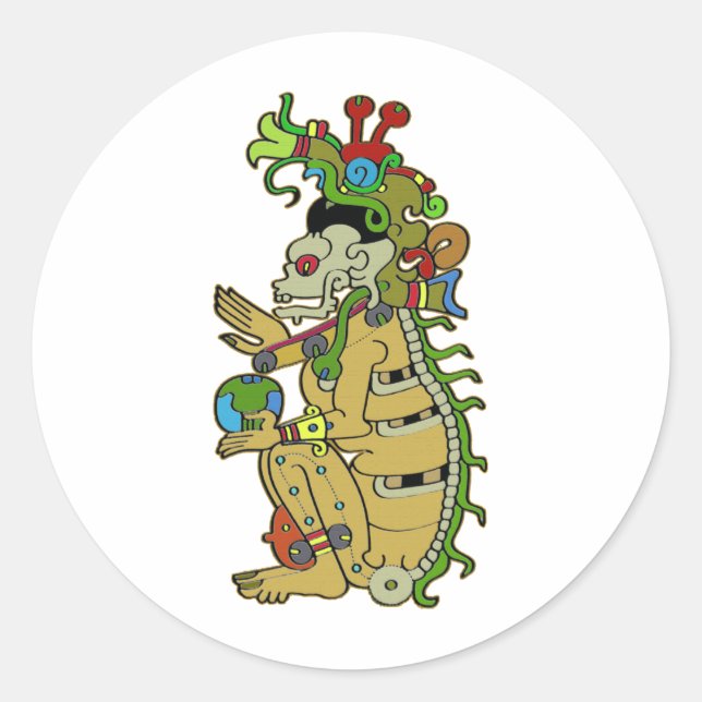 Sticker Rond Yum Cimil (Devant)