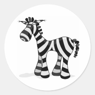Sticker Rond zèbre