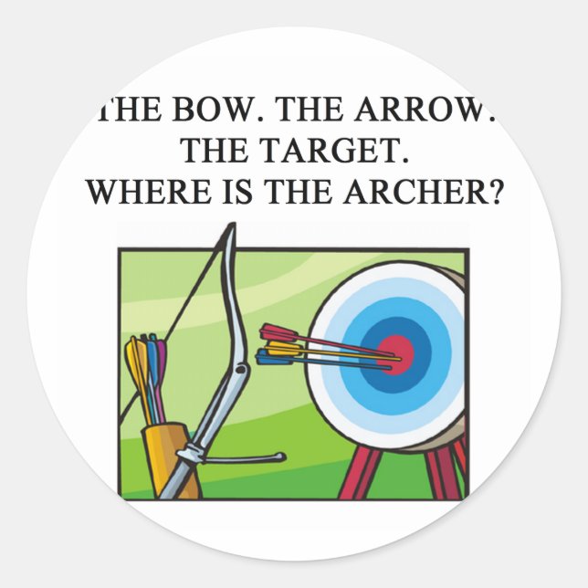 STICKER ROND ZEN ARCHER (Devant)