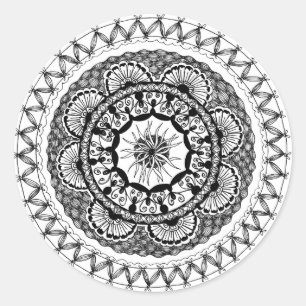 Sticker rond Zendala "Ona"