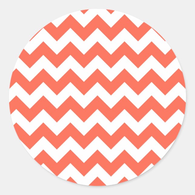 Sticker Rond Zigzag de tomate (Devant)