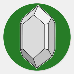 Sticker Rond Zircon
