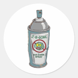 Sticker Rond Zombie peut être disparu