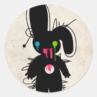 Sticker Rond Zombie Piñata