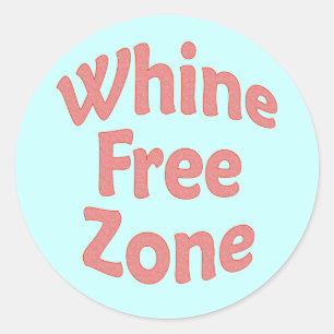 Sticker Rond Zone blanche