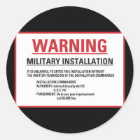 Zone d'avertissement 51 Installation militaire