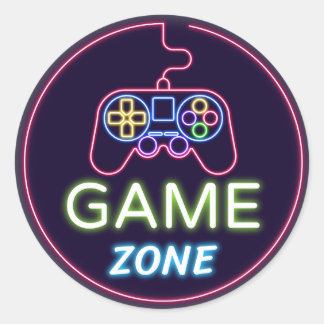 Sticker Rond Zone de jeu