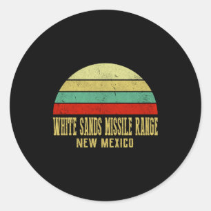 Sticker Rond Zone de missiles de White Sands Nouveau-Mexique Vi