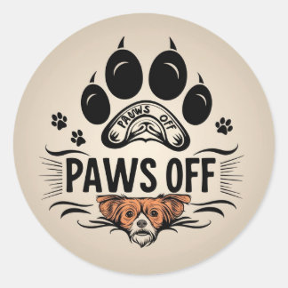 Sticker Rond Zone sans contact