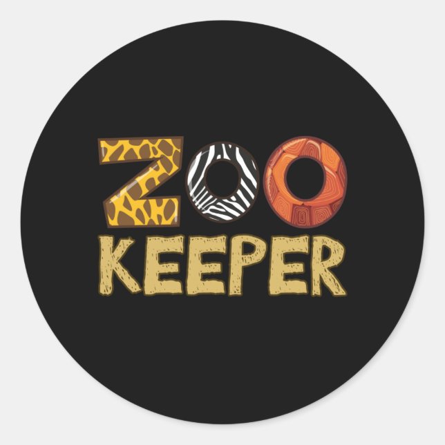 Sticker Rond Zookeeper (Devant)