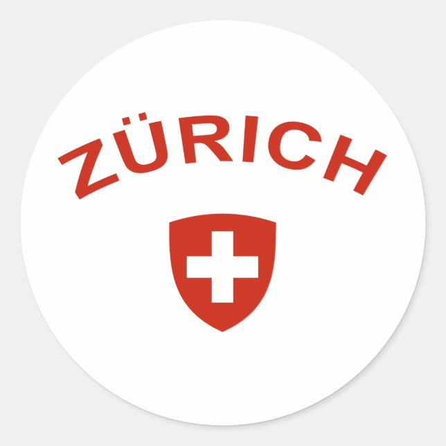 Sticker Rond Zurich (Devant)