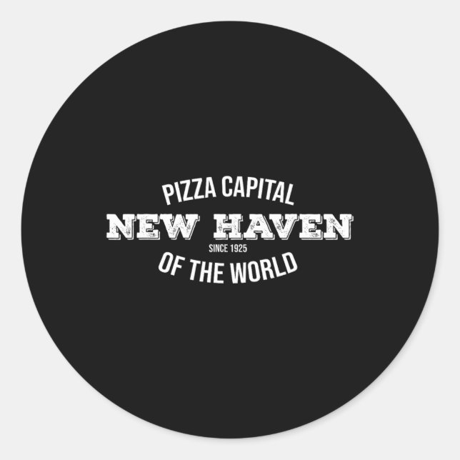 Sticker Rond Zza Catal Ct I Love New Haven Azza Pride  (Devant)