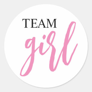 Sticker Ronde fille de l'équipe de révélation de g