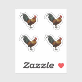 Sticker Rooster radiant