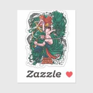 Sticker Roronoa Zorro One Piece