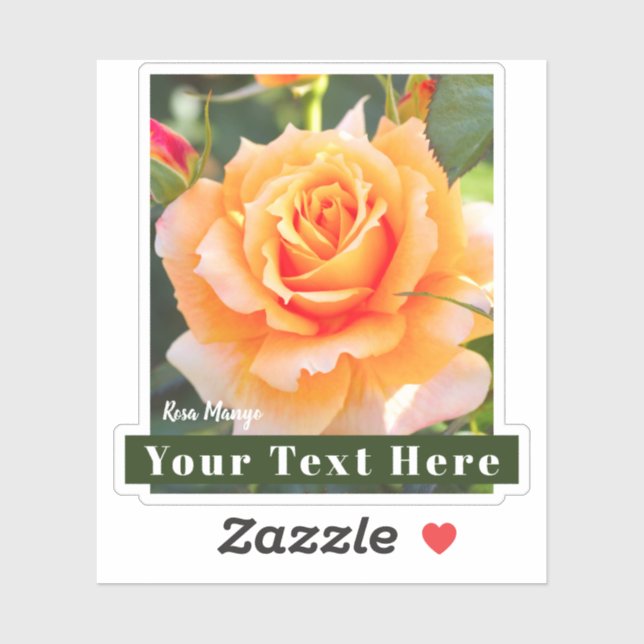 Sticker Rosa Manyo [Cut Seal] (Feuille)