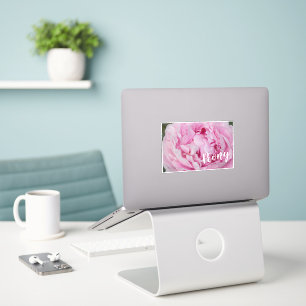 Sticker Rose de fleurs de pivoine pour fleurs et amoureux 