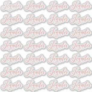 Sticker Rose Gold Rose Déco Jennifer 28 Individuels