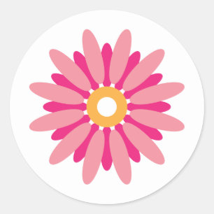 Sticker rose marguerite