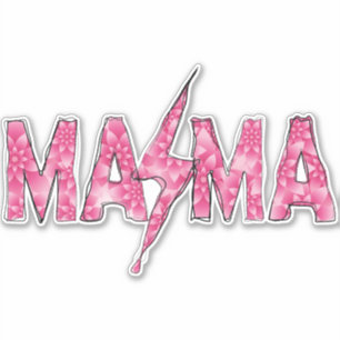 Sticker Rose Rocker Mama