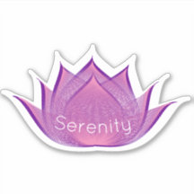 Rose violet Serenity Lotus Fleur Moiré Élégant