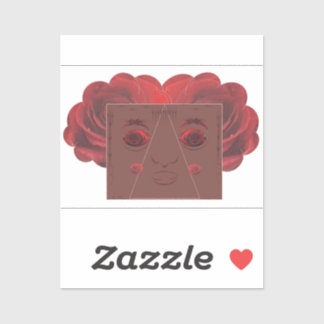 Sticker Roses rouges.