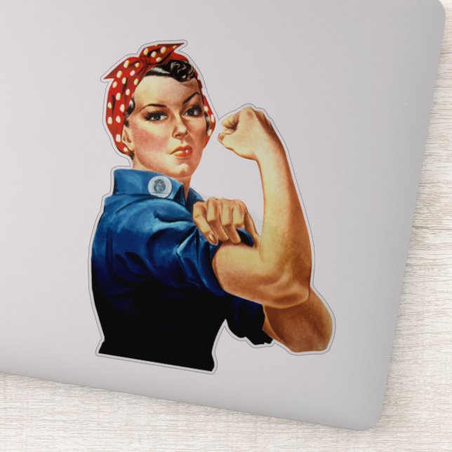 Sticker Rosie the Riveter (Détail)