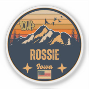 Sticker Rossie, Iowa