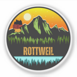 Sticker Rottweil, Bade-Wurtemberg Allemagne