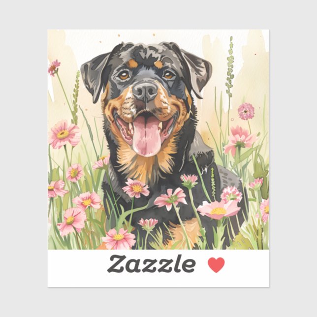 Sticker – Rottweiler Aufkleber (Blatt)