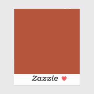 Sticker Rouge Brûlé - (couleur unie)
