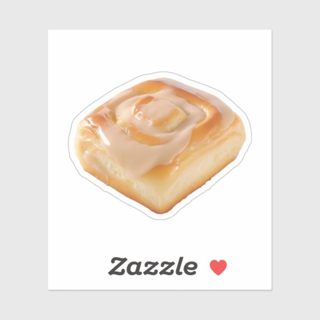 Sticker Rouleau de cannelle en or (Feuille)