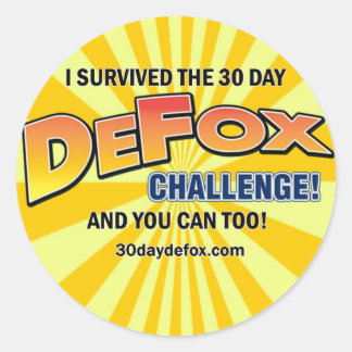 Sticker Round DeFox