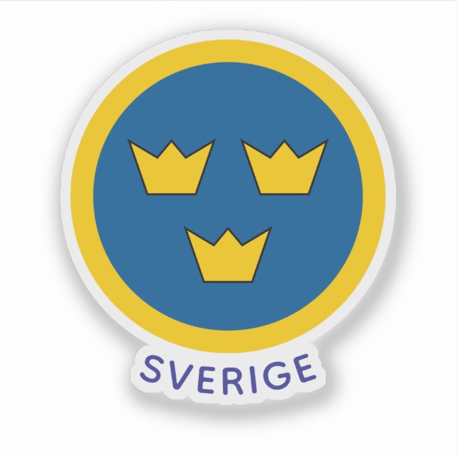Sticker Roundel of Sweden (Devant)
