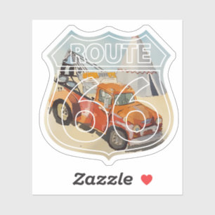 Sticker Route 66 Holbrook Wrecker