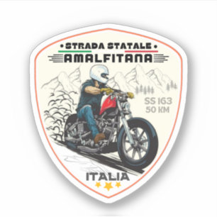 Sticker Route nationale 163 Amalfitana apls italiens
