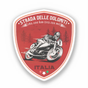 Sticker Route nationale 48 des Dolomites