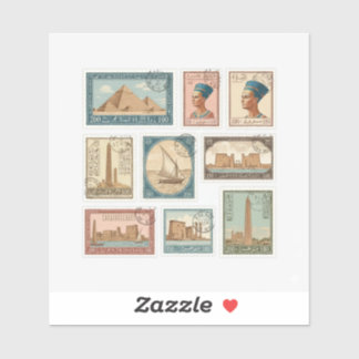 Sticker Royal Egypt Stamp Collection
