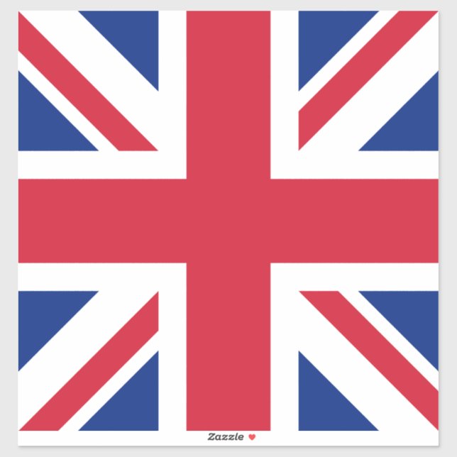 Sticker Royaume-Uni Union Jack Drapeau des colonies britan (Feuille)