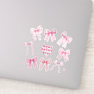 Sticker Rubans Amusants Avant Bros Coquette Rose Cadeau Po