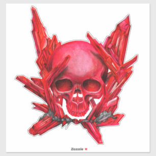 Sticker Ruby Gem crâne